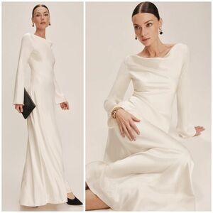 Reformation White Maxi Dress